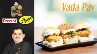 Venkatesh Bhat makes Vada Pav  வட பாவ்  Mumbai style vada pav  wada pav [upl. by Radie]