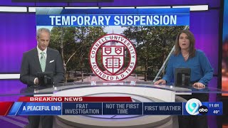 Cornell University fraternity suspended after police receive a sexual assault report [upl. by Lienhard276]