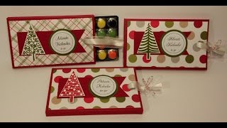 Anleitung Projekt 61 Adventskalender to go 2  mit Stampin Up [upl. by Anihs]