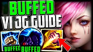 HOW TO PLAY VI AFTER THE BUFFS AND CARRY  Vi Jungle Guide Season 13 League of Legends [upl. by Moritz]