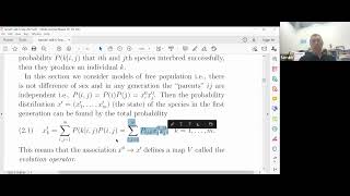 Day 06a Farrukh Mukhamedov Genetic algebras [upl. by Aynod]