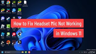 How to Fix Headset Mic Not Working in Windows 11  Fix Headphone Not Detecting When Plugged In [upl. by Talley]