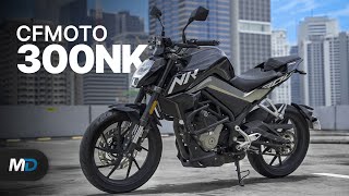 2021 CFMOTO 300 NK Review  Beyond the Ride [upl. by Sirrah]