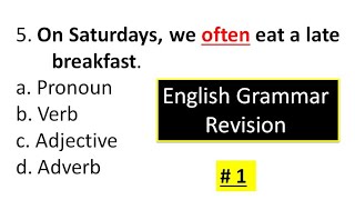 English Grammar  Parts Of Speech  English Grammar Revision  English Point [upl. by Mccarty]