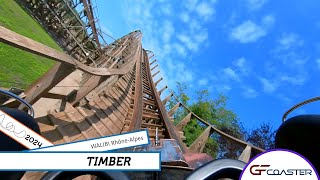 TIMBER  WALIBI Rhône Alpes  POV  2024  GFcoaster [upl. by Standish952]