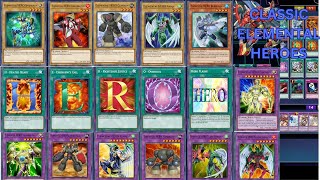 CLASSIC Elemental HERO Yugioh TCG Deck Profile and Gameplay 1123 100 Budget [upl. by Eintihw652]