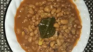 How to make tasty red beancow peas vanpayar nadan vanpayar curry [upl. by Brahear772]