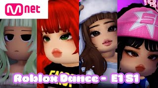 SUB ENG ROBLOX DANCE EP 1  ¿Idol o Trainee survivalshow mnet roblox [upl. by Aid]