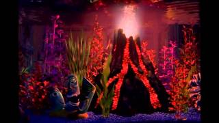 Finding Nemo Virtual Aquarium Volcano Night [upl. by Leraj732]