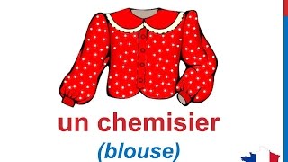 French Lesson 34  CLOTHES in French CLOTHING Vocabulary  Les vêtements les habits Ropa en francés [upl. by Nnylhsa]