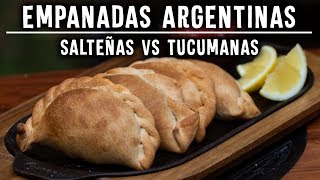 EMPANADAS ARGENTINAS  Salteñas VS Tucumanas  Receta de Locos X el Asado [upl. by Almeeta790]