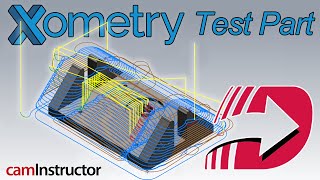 Mastercam OptiRough using Stock aka OptiRest  Xometry Mill Test Part  Video 4 [upl. by Baily191]