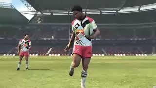 Saracens Vs Gloucester Gameplay Rugby Challenge 4 [upl. by Cal442]