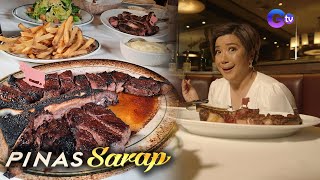 7000 pesos na steak gaano kaya kasarap  Pinas Sarap [upl. by Nuris]