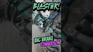 Yamaha Blaster Brake Mod Wheelie Time yamaha blaster offroad [upl. by Uuge]