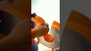 Instalación de LETRAS LUMINOSAS en acrílico naranja para Mini bodegas en puebla letrasluminosas [upl. by Mirabelle]