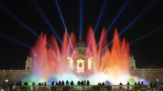 fuente mágica Barcelona Montjuic 2015 HD [upl. by Elyssa]