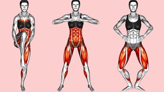 9 Best Standing Exercises To Lose Weight At Home  belly fat exercise [upl. by Friede639]