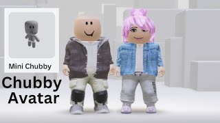 HOW TO MAKE CHUBBY AVATAR FOR FREE ON ROBLOX MOBILE 📱 [upl. by Sajet279]