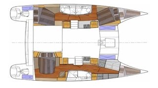 Fountaine Pajot 44 Orana Maestro Interior Detail SOLD [upl. by Clementia]