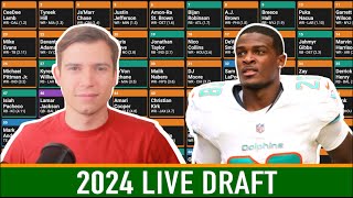 LIVE 2024 Fantasy Football Draft [upl. by Cyrilla579]