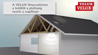 Fénycsatorna működésének bemutatása  VELUX [upl. by Neras96]