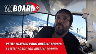 Petite frayeur pour Antoine Cornic  Vendée Globe 2024 [upl. by Llerrut]