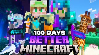 100 Days of DUO Better Minecraft FULL MOVIE [upl. by Iblok691]