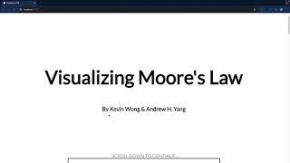 Visualizing Moores Law  UCSD DSC106 Winter 2024 [upl. by Saltzman]