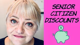 Senior Citizen Discounts  How to save money with Senior discounts  55 [upl. by Manda]