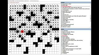 Wall Street Journal WSJ Crossword Puzzle 04202024 [upl. by Parcel]