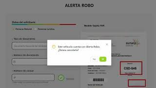 ¿Cómo cancelar una Alerta Robo [upl. by Hedvige849]