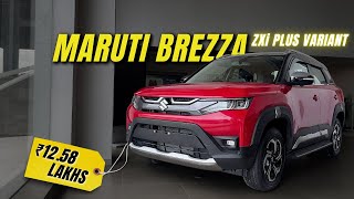 Maruti Suzuki Brezza ZXi Plus 2024 Review Features On Road Price [upl. by Yanahs]