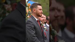 Groom Gets Emotional When Bride Walks Down the Aisle [upl. by Vogeley]