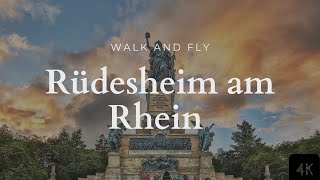 Rüdesheim am Rhein Drone Footage 4k  WalkampFly [upl. by Phyllida]