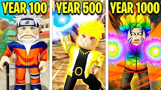 1000 YEARS As NARUTO Roblox [upl. by Odnam861]