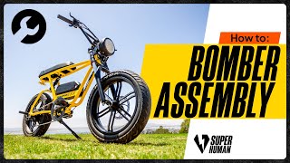 Bomber eBike Assembly  Superhuman Bikes [upl. by Kerstin861]