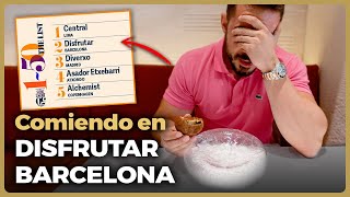 El MEJOR RESTAURANTE de ESPAÑA y SEGUNDO del MUNDO DISFRUTAR BARCELONA  ALUCINANTE [upl. by Eiffe489]