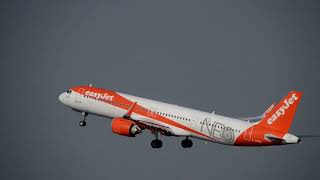 easyJet A321neo GUZMA departs BHX for Bristol [upl. by Falkner]