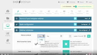 EverWebinar Walk Through Demo [upl. by Thorlie]