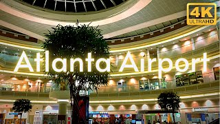 Atlanta Airport Tour Train 4k ATL HartsfieldJackson [upl. by Viddah517]