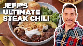 Jeff Mauros Ultimate Steak Chili  The Kitchen  Food Network [upl. by Annet]