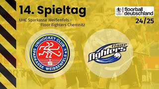 UHC Sparkasse Weißenfels vs Floor Fighters Chemnitz  14 Spieltag  1 FloorballBL Herren 2425 [upl. by Notreb]