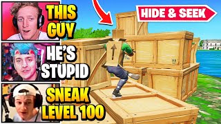 Streamers Host SNEAKY HIDE AND SEEK Game  Fortnite Daily Funny Moments Ep591 [upl. by Swen]