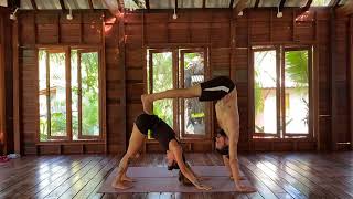 Partner Yoga  20 min  Trust connect and have fun  OM love [upl. by Singleton]