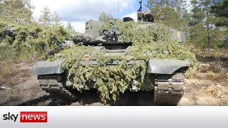 Ukraine War Hidden tanks near the front line [upl. by Peednas223]