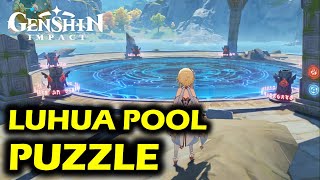 How To Solve Luhua Pool Puzzle  Hidden Palace of Guizang Formula  Genshin Impact Walkthrough [upl. by Zacarias]