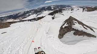 Skiing Teocalli Bowls amp Third Bowl Crested Butte Colorado March 2024 [upl. by Gibson941]