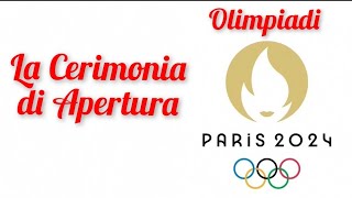 LA CERIMONIA DI APERTURA  OLIMPIADI PARIGI 2024 paris2024 lvs olimpiadi [upl. by Emmeram]