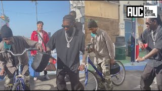 Offset Has A Heartfelt Moment Dancing With Homeless Man In LA [upl. by Lenes369]